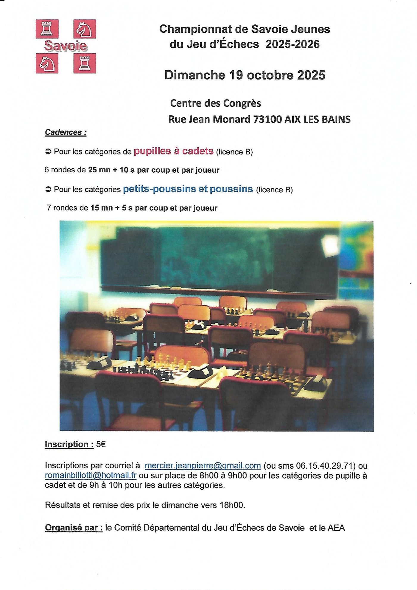 Championnat de Savoie Jeunes 2025